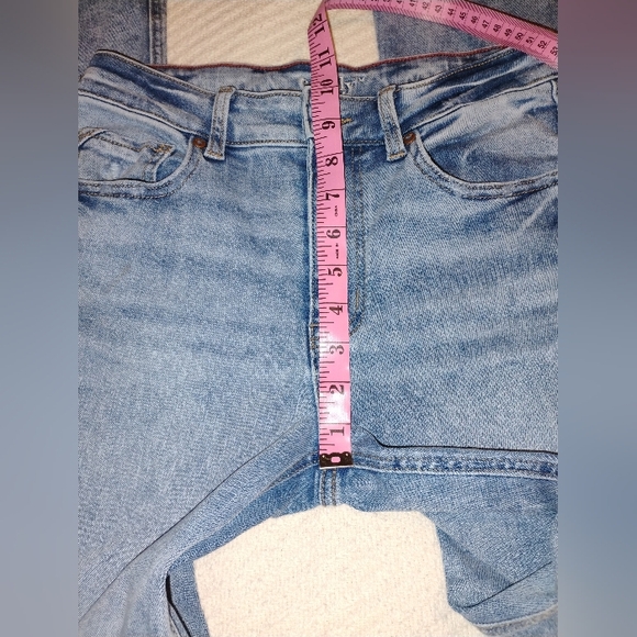 Edgely by Maurice's High Rise Flare Leg Jeans Women's 6 Short - Picture 5 of 10